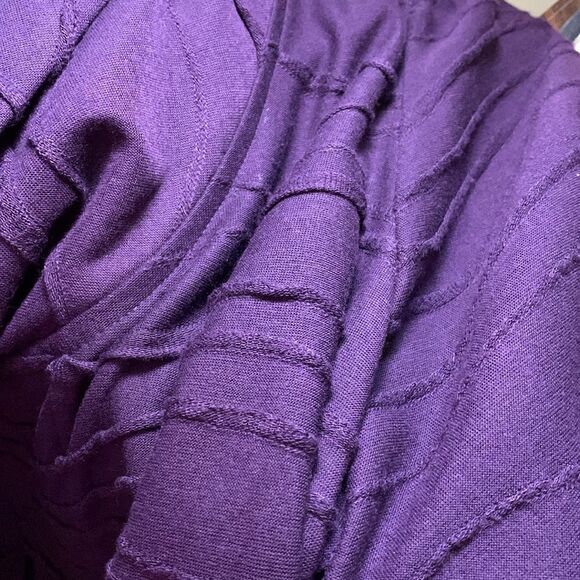 Jessica Howard Size XL grape color dress. With short babydoll sleeves - Picture 13 of 13